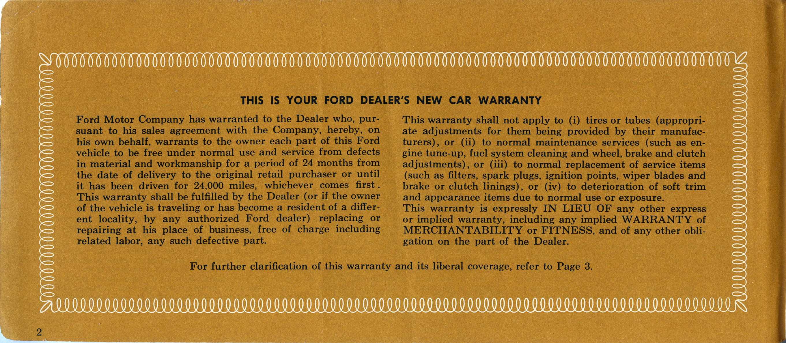1964 Ford Falcon Owners Manual Page 49